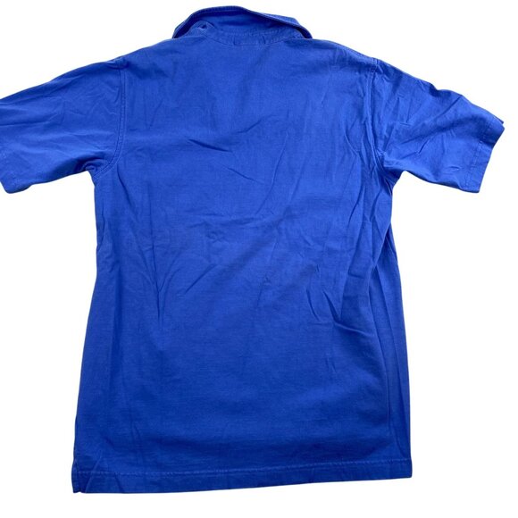 Lands' End Men's Polo Shirt Small Blue Cotton Gorpcore - Picture 2 of 9